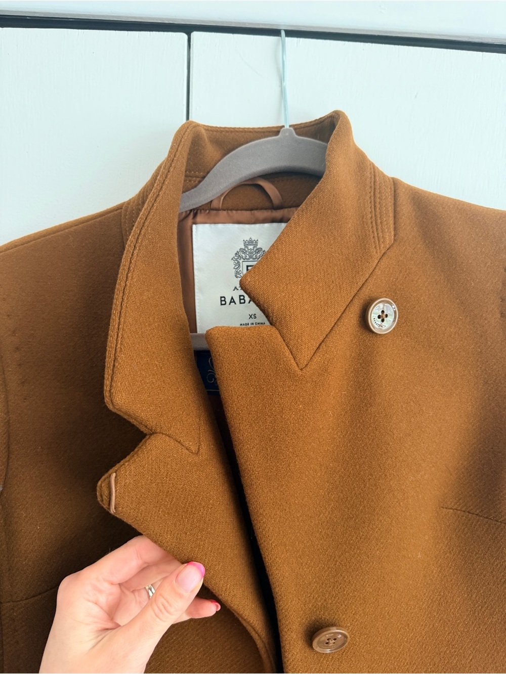Babaton Camel Wool & Cashmere Long Coat - Picture 14 of 16